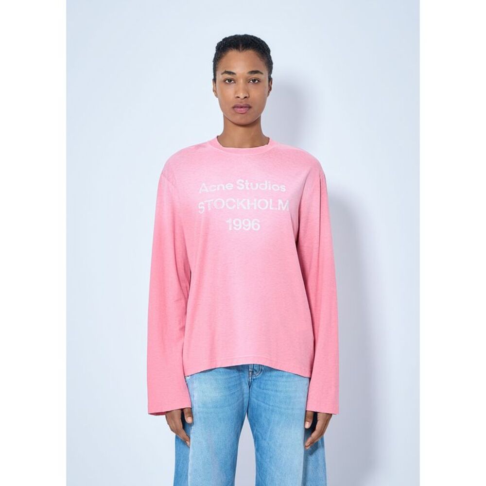 Acne Studios Women Sprayed 1996 Logo T-Shirt